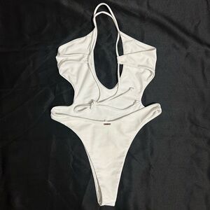 White Fox Boutique White One Piece Swimsuit